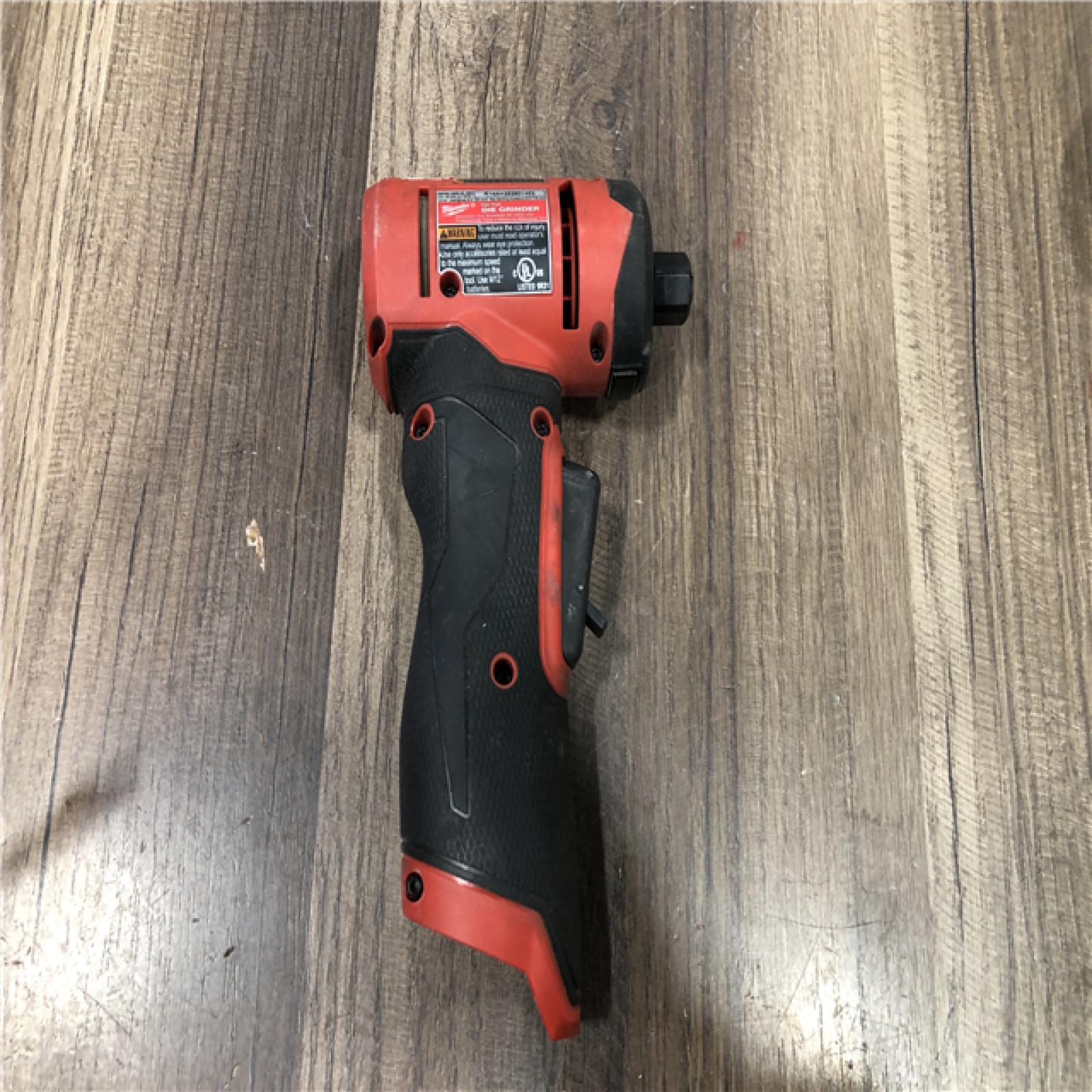 AS-IS Milwaukee FUEL 12V Lithium-Ion Brushless Cordless 1/4 in. Right Angle Die Grinder (Tool-Only)