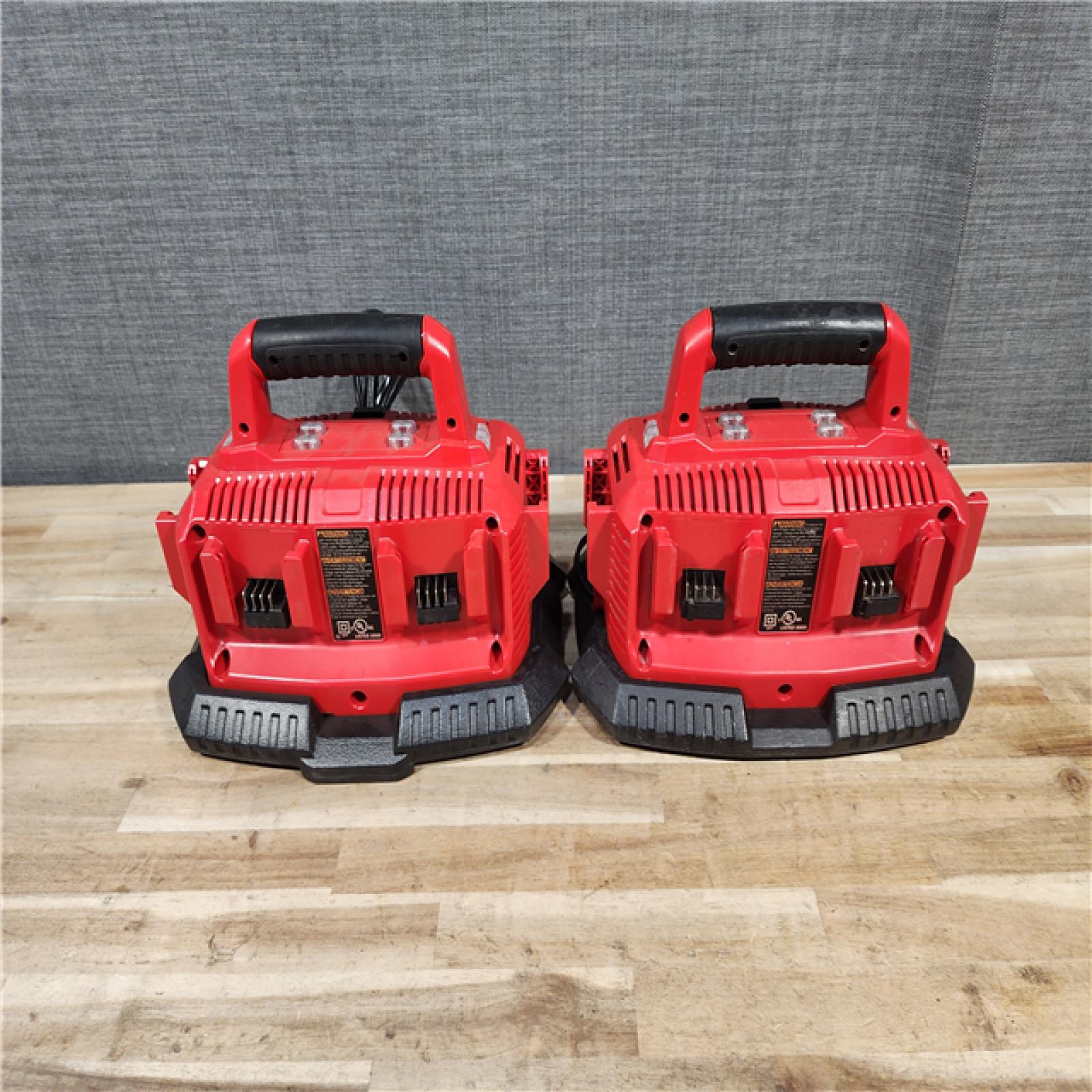 HOUSTON LOCATION - AS-IS MILWAUKEE BATTERY CHARGER QTY - 2