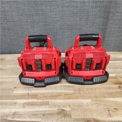 HOUSTON LOCATION - AS-IS MILWAUKEE BATTERY CHARGER QTY - 2