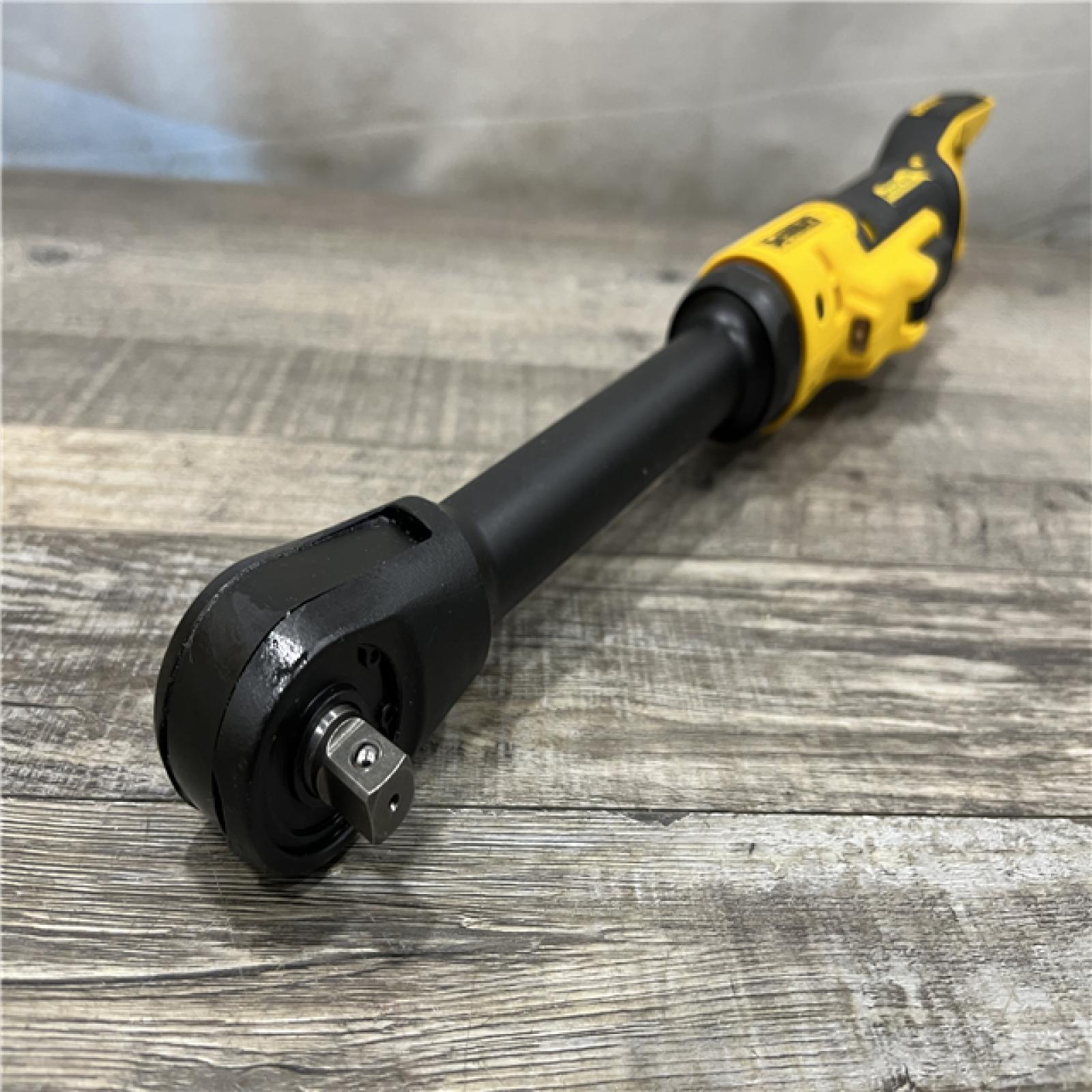 AS-IS DEWALT ATOMIC 20V MAX 3/8 in. Extended Reach Cordless Ratchet (Tool Only)