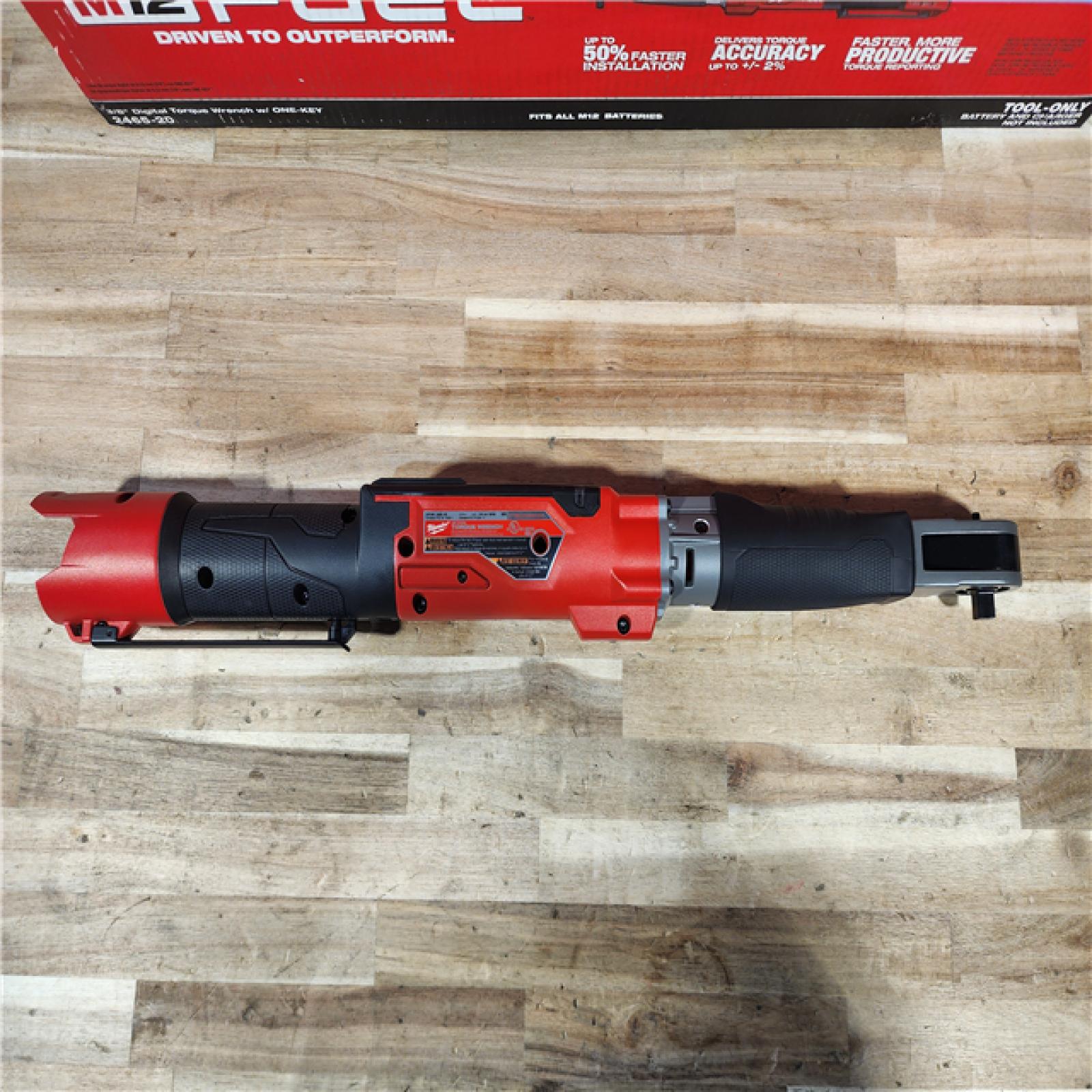 HOUSTON LOCATION - AS-IS (APPEARS LIKE NEW) Milwaukee  M12 FUEL ONE-KEY 12-Volt Lithium-Ion Brushless Cordless 3/8 in. Digital Torque Wrench