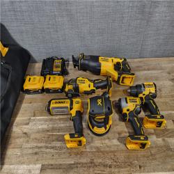 HOUSTON LOCATION - AS-IS DEWALT 20V Lithium-Ion Cordless 6-Tool Combo Kit
