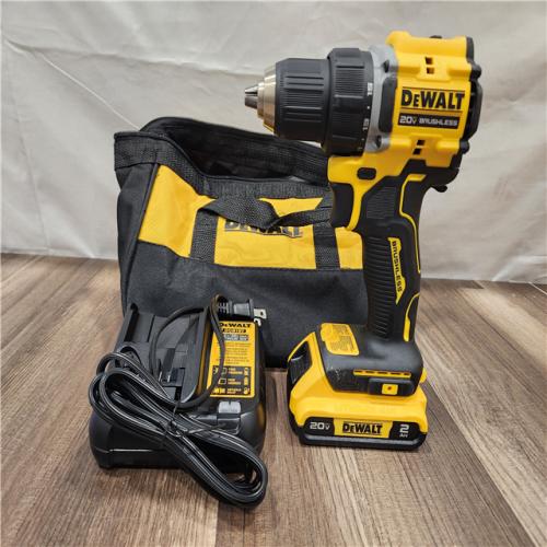 AS-IS- DEWALT ATOMIC COMPACT SERIES 20V MAX* Brushless Cordless 1/2 Drill/Driver Kit