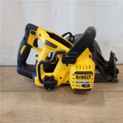 AS-IS- DEWALT 60V FLEXVOLT MAX Lithium-Ion 7-1/4 Brushless Cordless Wormdrive Style Circular Saw Kit 9.0 Ah