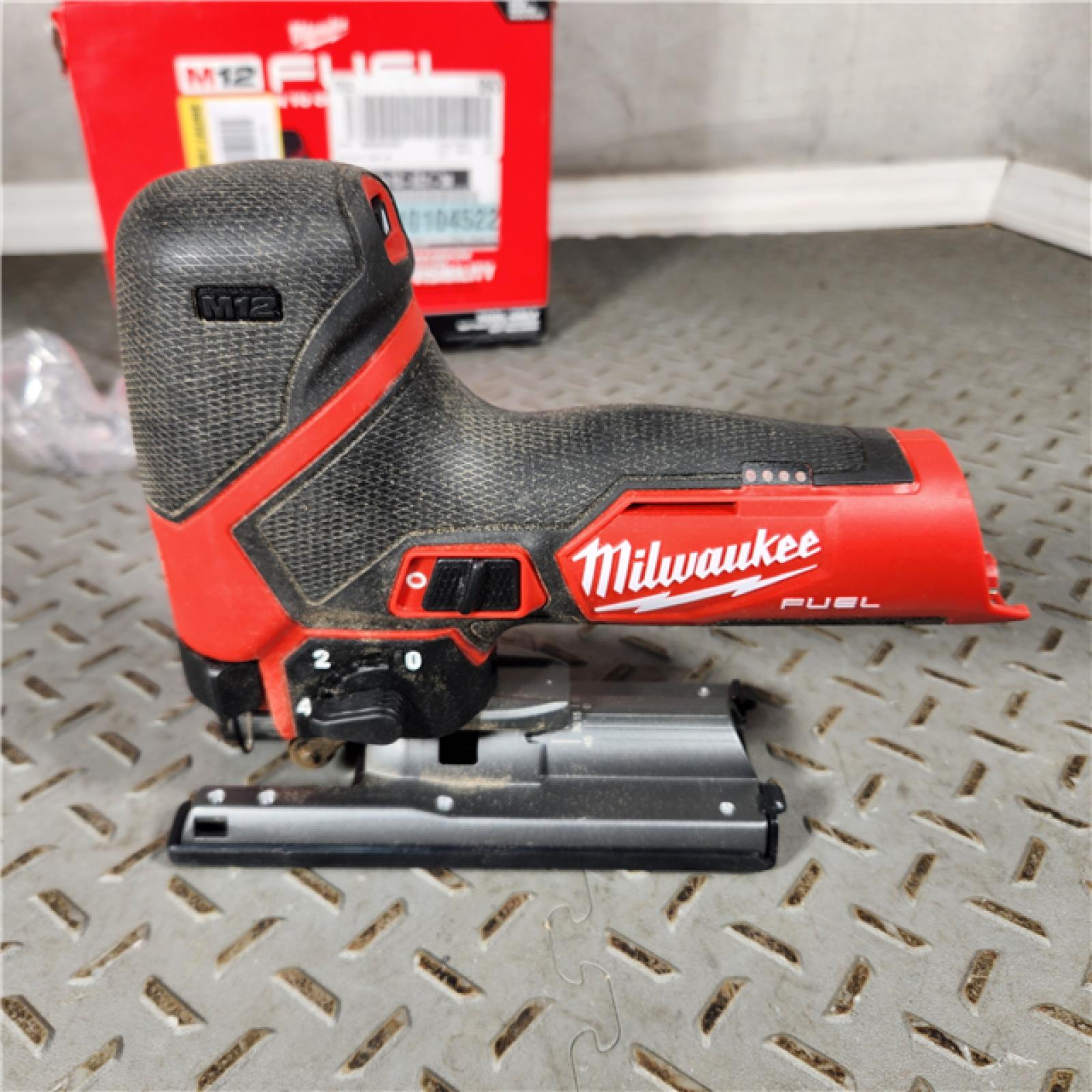 Houston location- AS-IS Milwaukee M12 FUEL Jig Saw (TOOL-ONLY)