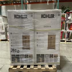 DALLAS LOCATION- KOHLER Baskin 24 in. Single Sink Light Oak Bath Vanity PALLET (2 UNITS)