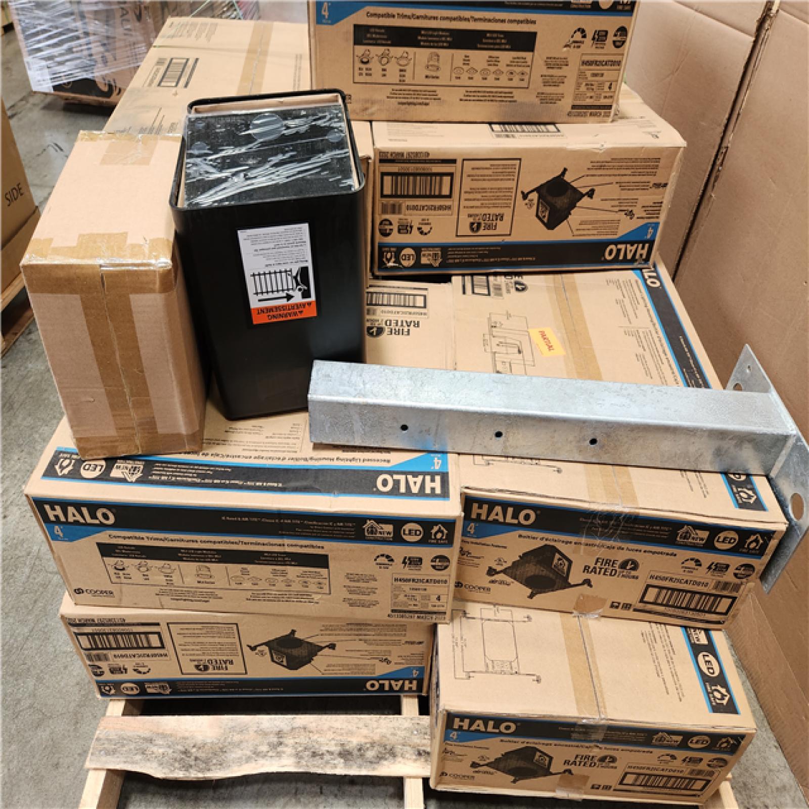 Phoenix Location NEW HALO 4 in. Air-Tight IC Rated Fire Safe New Construction Recessed Housing Pallet (11-Boxes)