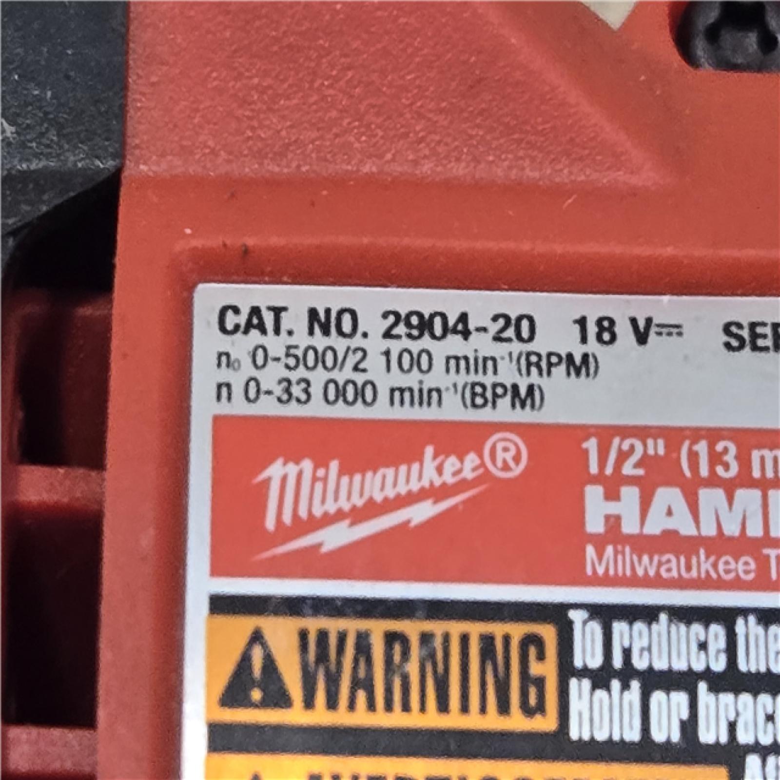 AS-IS Milwaukee FUEL 18V Cordless 1/2 in. Hammer Drill/Driver (Tool-Only)