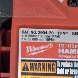AS-IS Milwaukee FUEL 18V Cordless 1/2 in. Hammer Drill/Driver (Tool-Only)