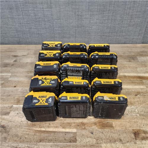 HOUSTON LOCATION - AS-IS DEWALT BATTERY PACK QTY - 15