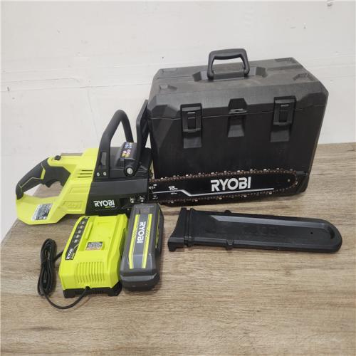 Phoenix Location NEW RYOBI 40V HP Brushless 18 in. Battery Chainsaw with Battery and Charger