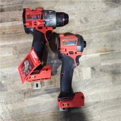 HOUSTON LOCATION - AS-IS (APPEARS LIKE NEW) MILWAUKEE FUEL 18V Lithium-Ion Brushless Cordless Hammer Drill and Impact Driver Combo Kit