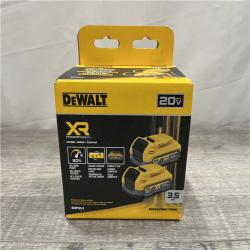 NEW - DEWALT 20V MAX XR POWERSTACK Lithium-Ion 3.5 Ah Battery (2 -Pack)