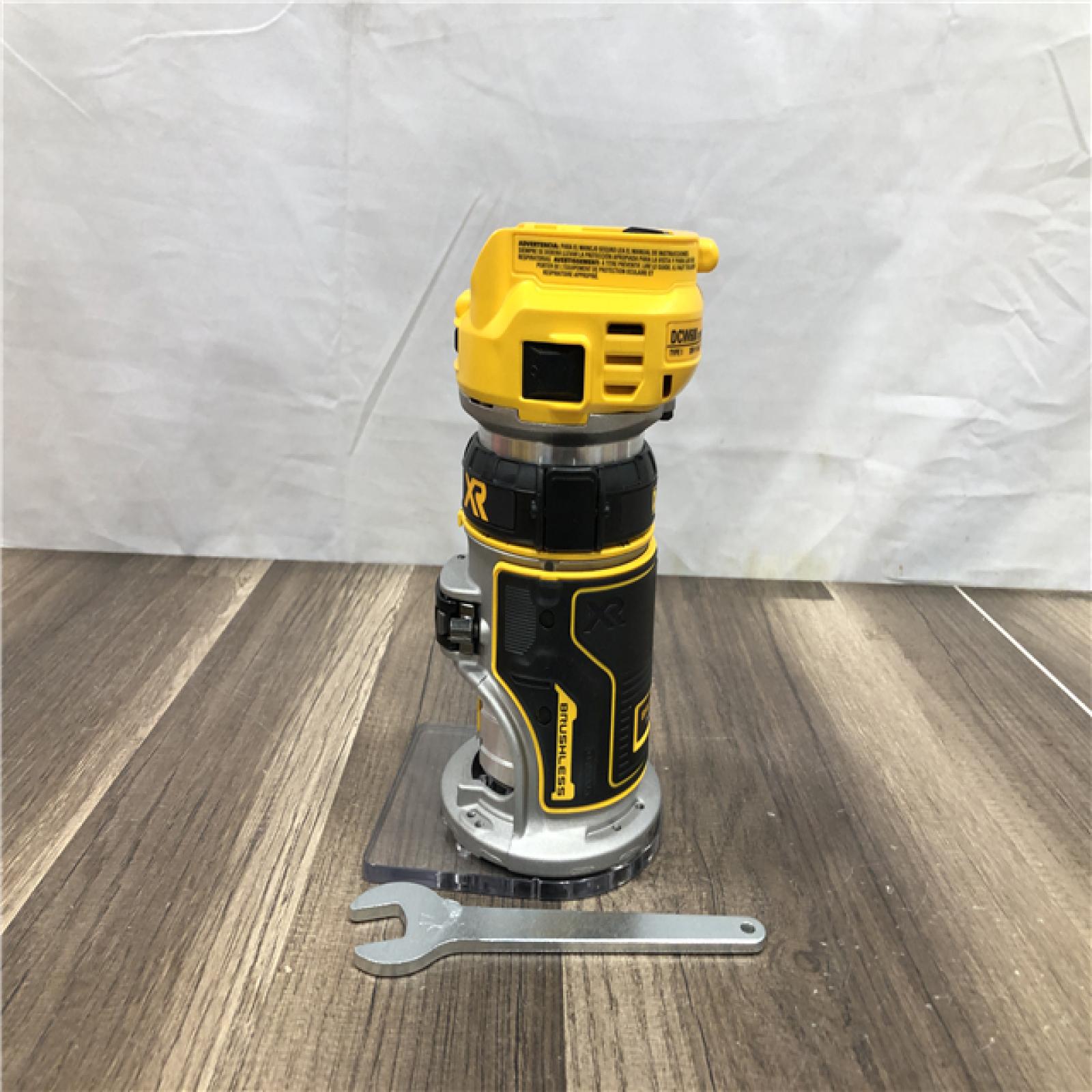 AS-IS DEWALT 20V MAX XR Cordless Brushless Fixed Base Compact Router (Tool Only)
