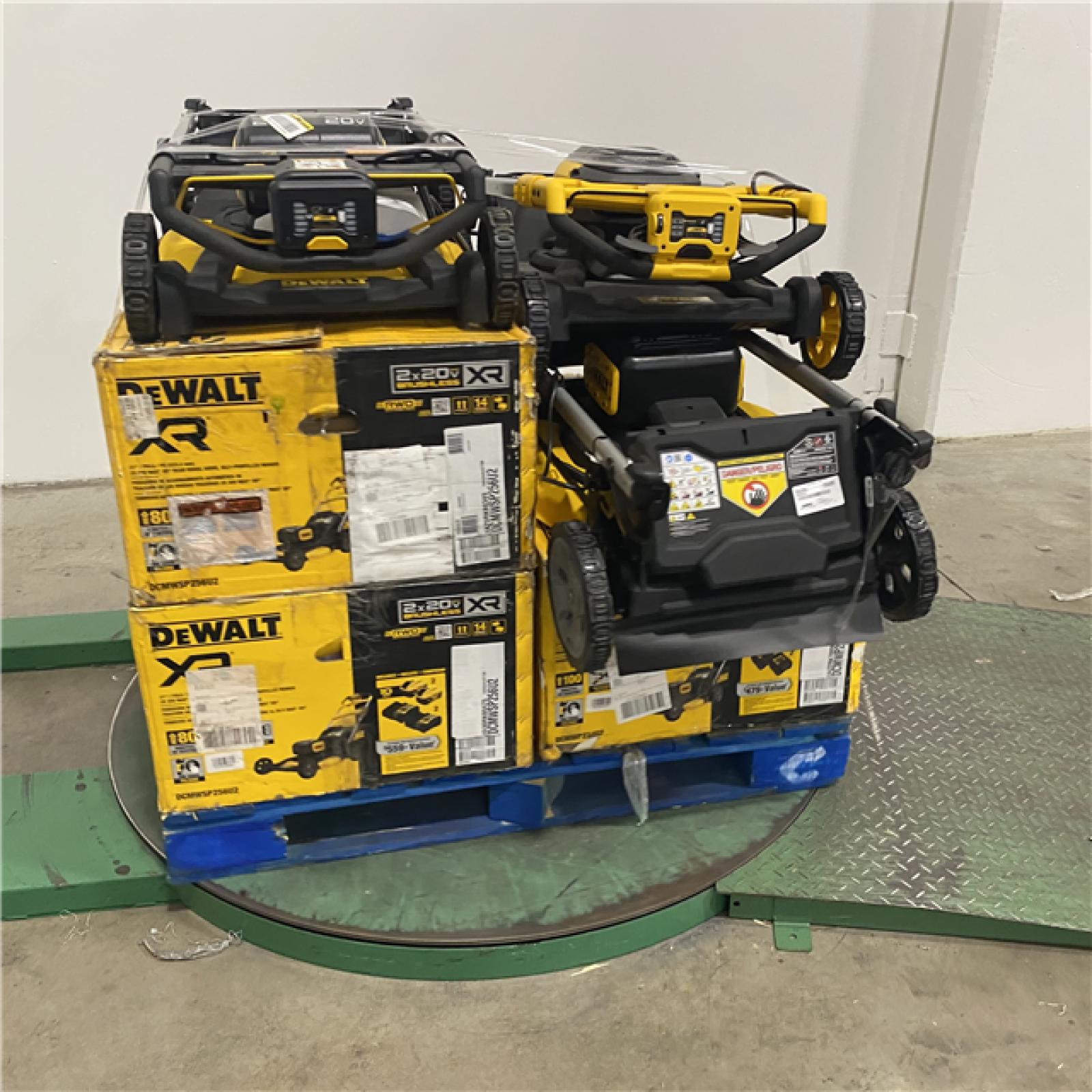 Dallas Location - As-Is DEWALT Lawn Mower Pallet