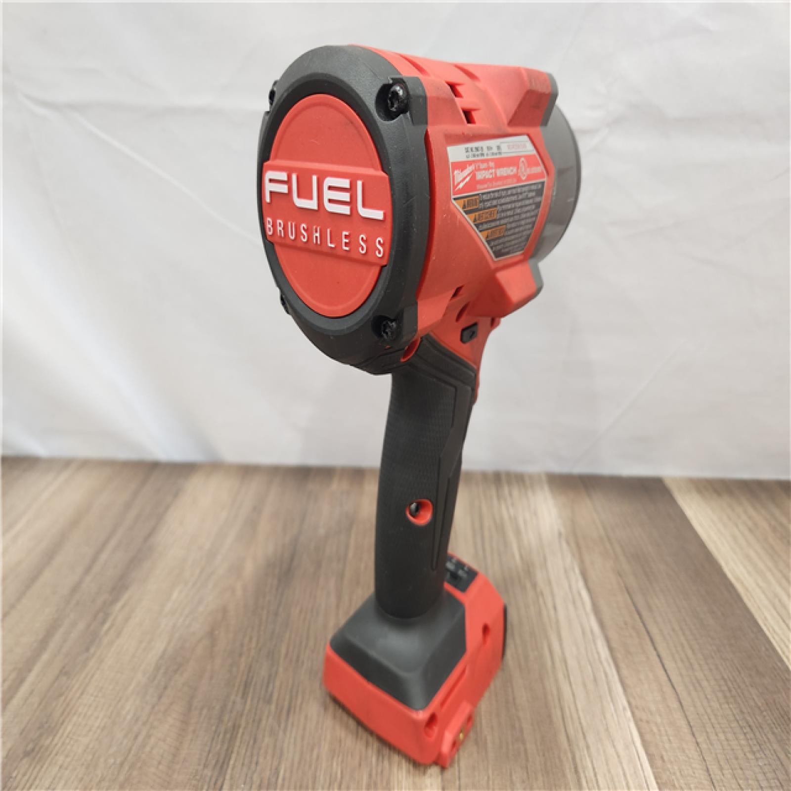 AS-IS- Milwaukee M18 FUEL 18V Lithium-Ion Brushless Cordless 1/2 in. Impact Wrench with Friction Ring (Tool-Only)