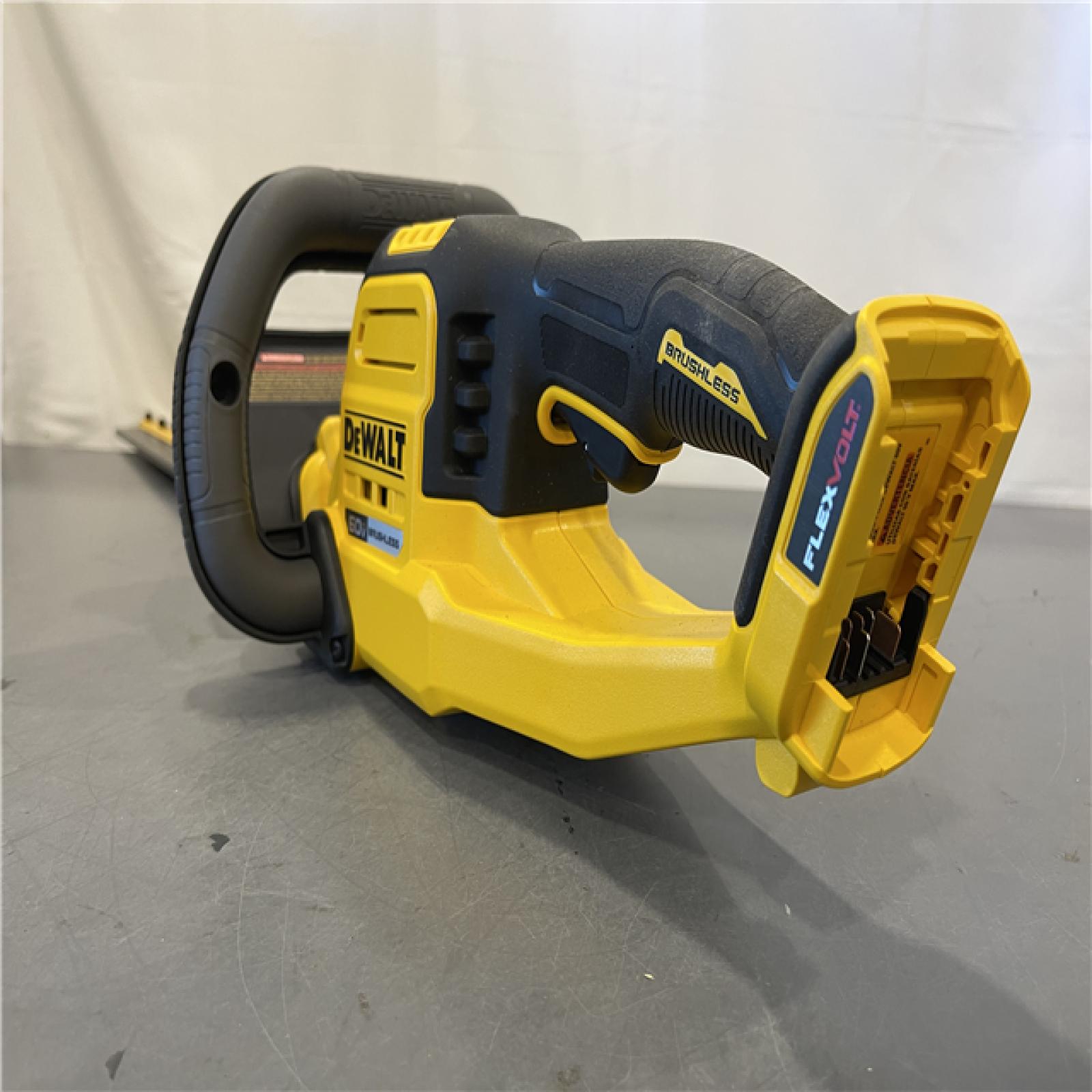 AS-IS - FLEXVOLT 60V MAX 26 in. Brushless Cordless Battery Powered Hedge Trimmer (Tool Only)
