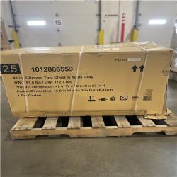 DALLAS LOCATION- AS-IS HUSKY Heavy Duty 42 in. W x 20 in. D 5-Drawer Matte Gray Top Tool Chest