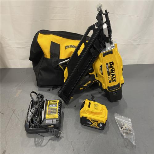AS-IS - DeWalt 20V MAX Cordless 30 Deg Framing Nailer Kit