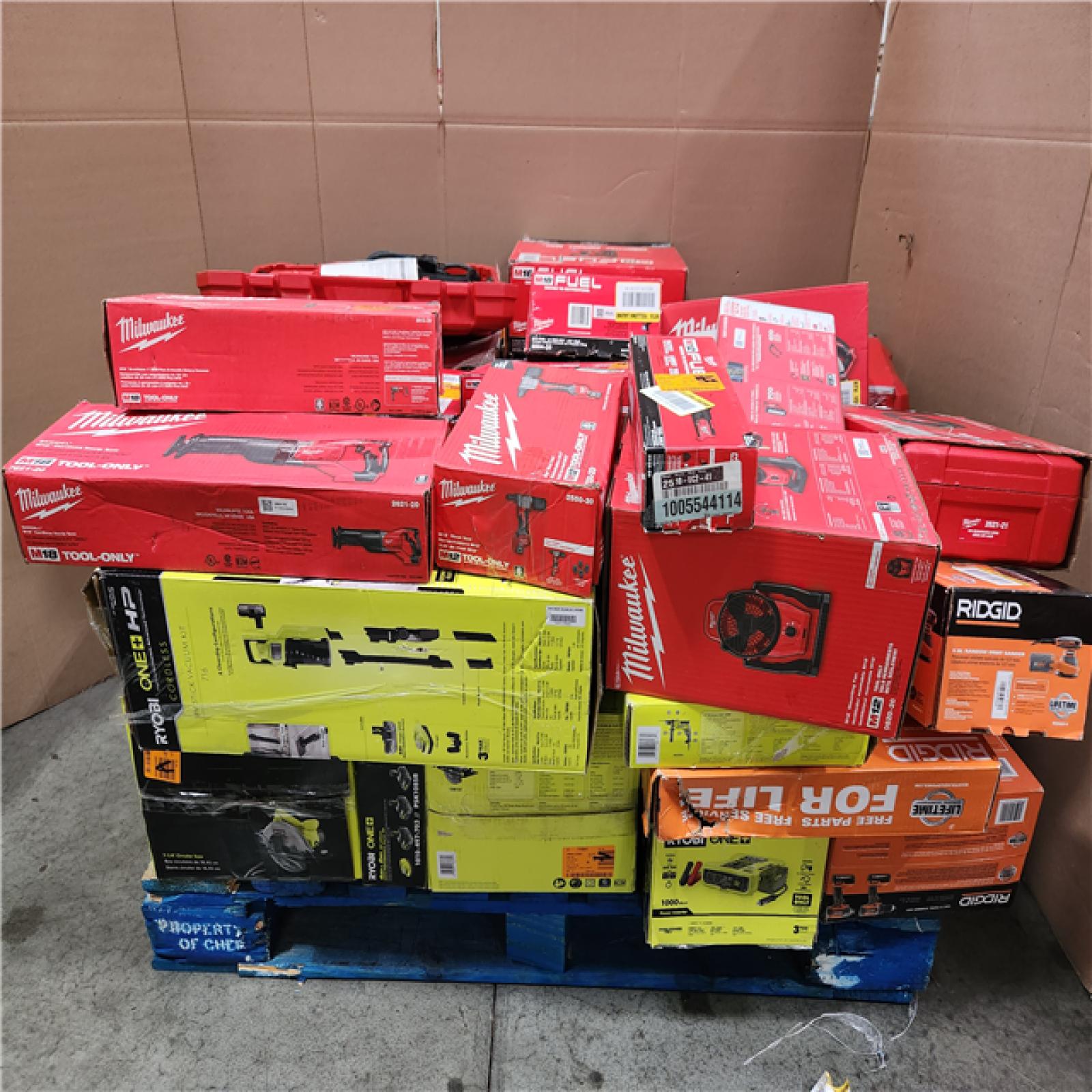 CALIFORNIA AS-IS TOOL PALLET