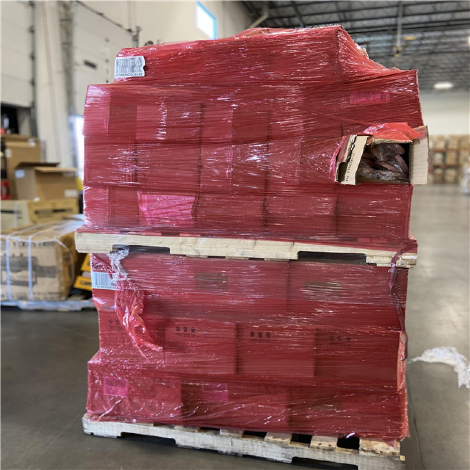 DALLAS LOCATION -  BULLSEYE SHADE & SHORE SANDELS ,TRASH CAN PALLET
