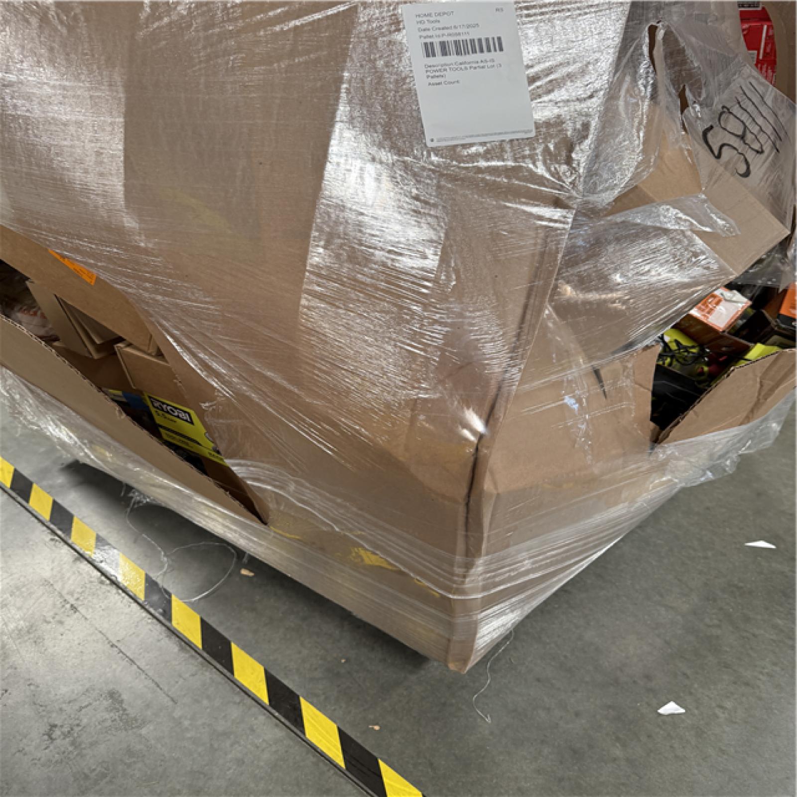 California AS-IS POWER TOOLS Partial Lot (3 Pallets) P-R058111