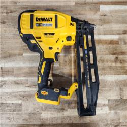 HOUSTON LOCATION - AS-IS DEWALT 20V MAX XR 16-Gauge Lithium-Ion Cordless Finish Nailer (Tool Only)