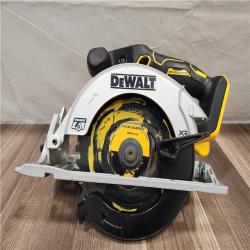 AS-IS- DeWALT 20V Max Brushless 6.5 Cordless Circular Saw (TOOL ONLY)