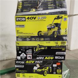Dallas Location - As-Is Ryobi Lawn Mower Pallet
