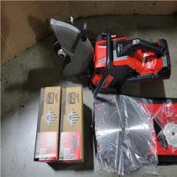 CALIFORNIA AS-IS MILWAUKEE MX FUEL 14 CUT-OFF SAW W/ RAPIDSTOP