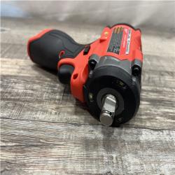 AS-IS Milwaukee FUEL 12V Lithium-Ion Brushless Cordless Stubby 1/2 in. Impact Wrench (Tool-Only)