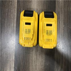 AS-IS DEWALT 20V MAX XR Lithium-Ion 4.0 Ah Battery Packs (2-Pack)