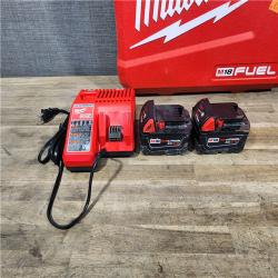HOUSTON LOCATION - AS-IS MILWAUKEE FUEL 18V Lithium-Ion Brushless Cordless Hammer Drill and Impact Driver Combo Kit