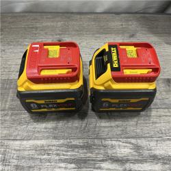 AS-IS DEWALT FLEXVOLT 20V/60V MAX Lithium-Ion 6.0Ah Battery Pack (2 Pack)