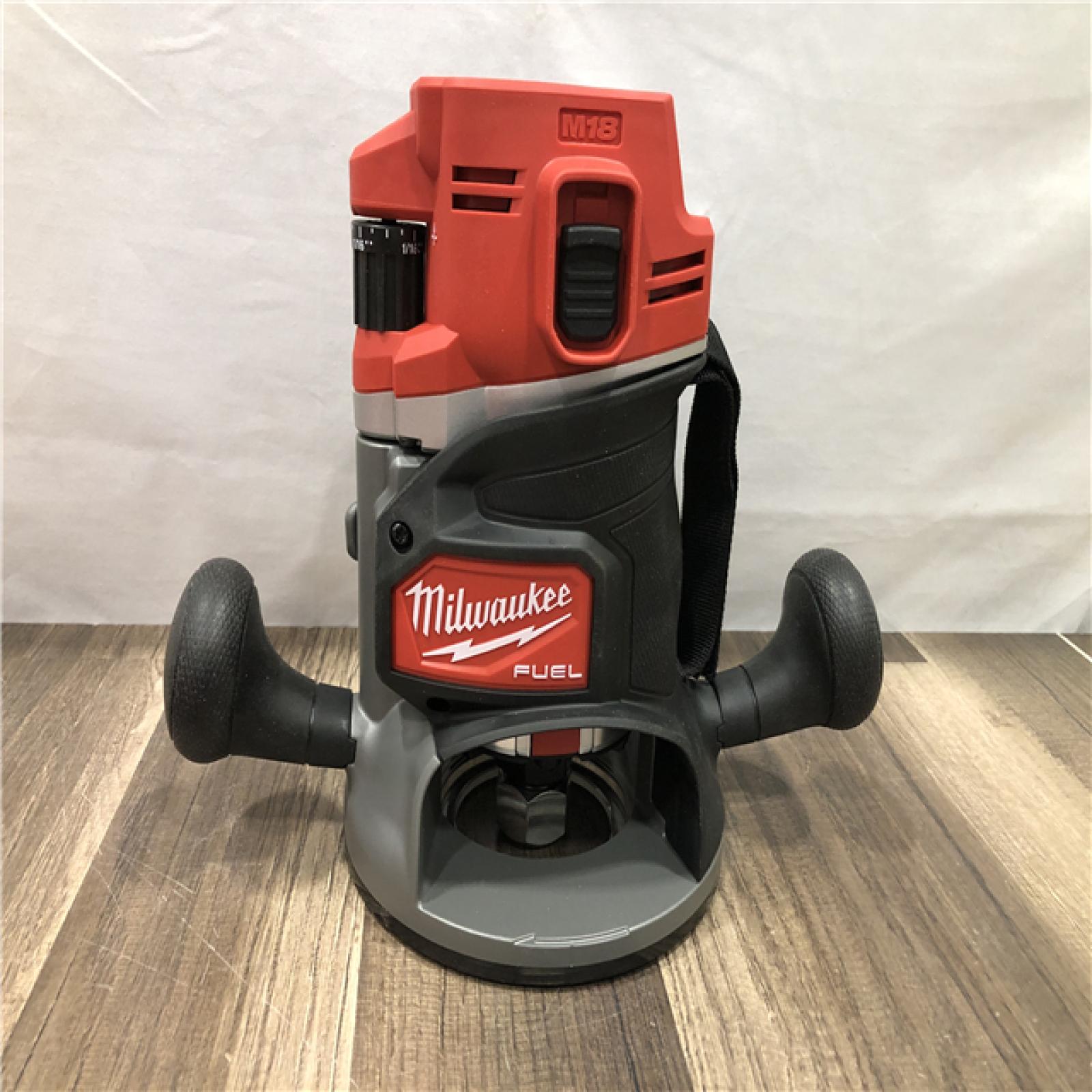 AS-IS Milwaukee M18 FUEL 18V Lithium-Ion Cordless Brushless 1/2 in. Router (Tool-Only)