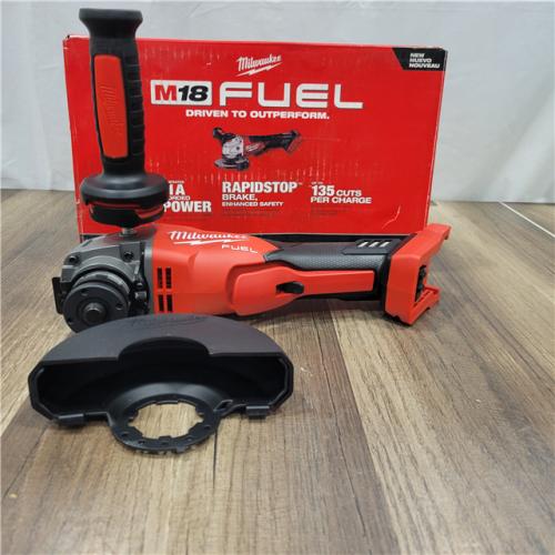 AS-IS Milwaukee  M18 FUEL 18-Volt Lithium-Ion Brushless Cordless 4-1/2 in./5 in. Grinder W/Paddle Switch (Tool-Only)