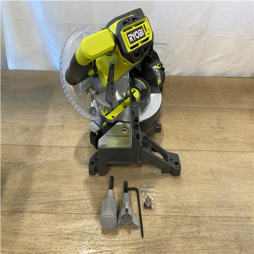 AS-IS  RYOBI 18-Volt ONE+ Cordless 7-1/4 in. Compound Miter Saw (Tool Only)