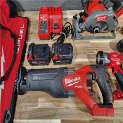 HOUSTON LOCATION - AS-IS Milwaukee FUEL 18V Lithium-Ion Brushless Cordless (5-Tool) Combo Kit
