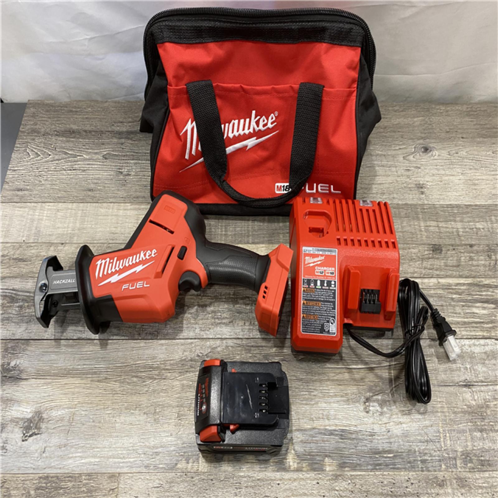 AS-IS Milwaukee FUEL 18V Lithium-Ion Brushless Cordless HACKZALL Reciprocating Saw Kit