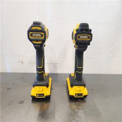 AS-IS- DEWALT ATOMIC 20-Volt MAX Lithium-Ion Cordless Combo Kit