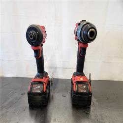 AS-IS- Milwaukee FUEL 18V Lithium-Ion Brushless Cordless Hammer Drill and Impact Driver Combo Kit