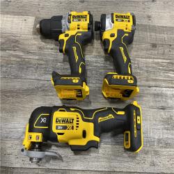 AS-IS DEWALT 20V MAX Lithium-Ion Cordless 3-Tool Combo Kit