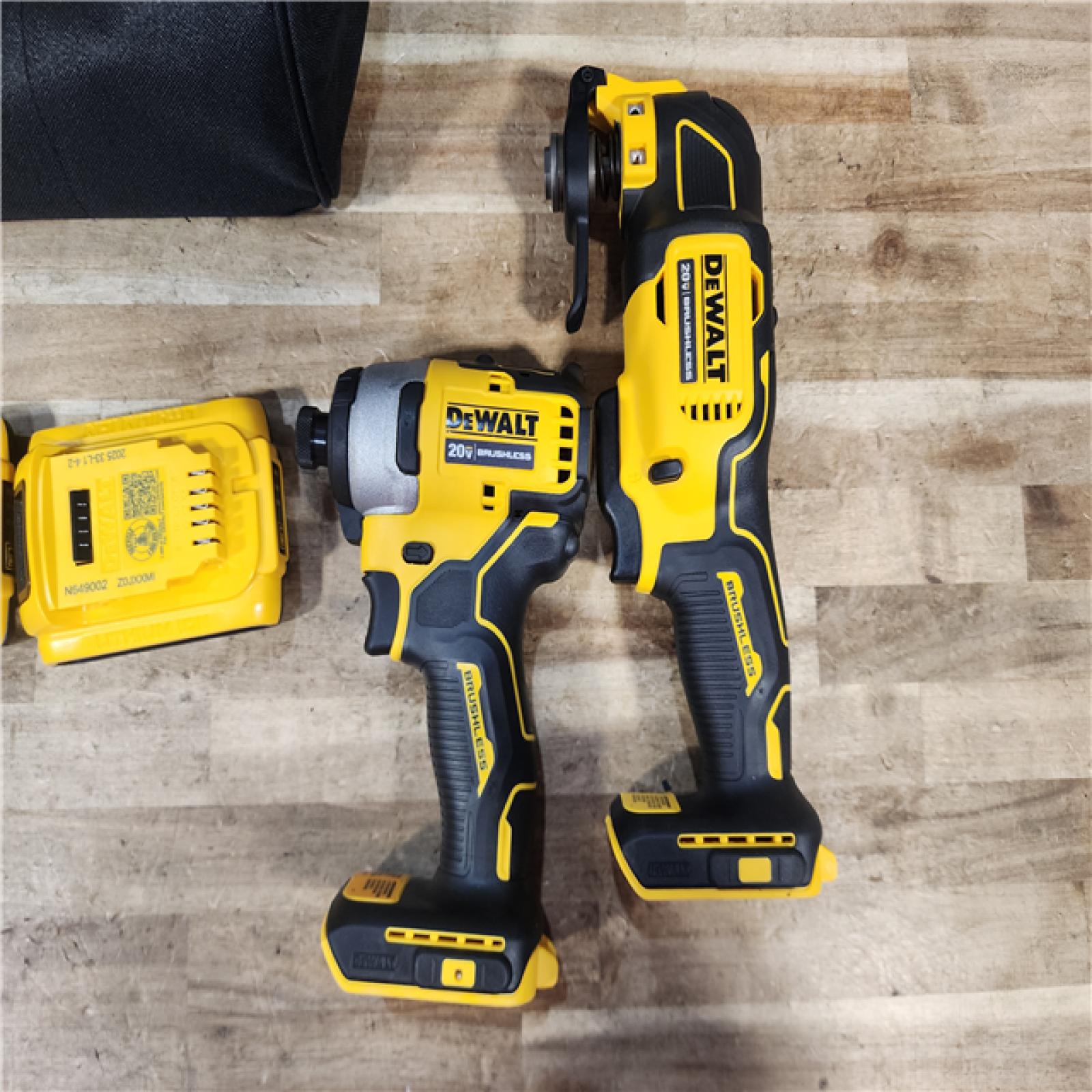 HOUSTON LOCATION - AS - IS DEWALT ATOMIC 20-Volt Lithium-Ion Cordless Brushless (2-Tool) Combo Kit