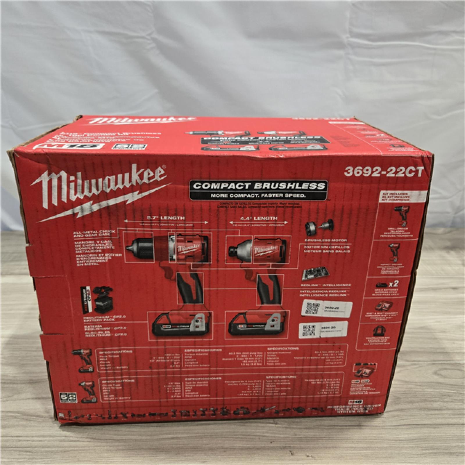 NEW! - M18 18VCordless Compact Drill/Impact Combo Kit