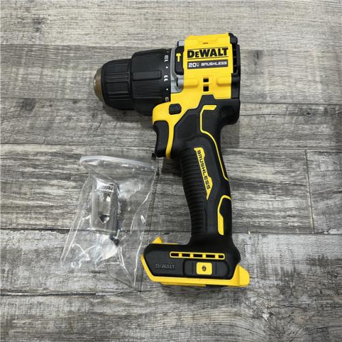 AS-IS DEWALT ATOMIC 20-Volt MAX Brushless Cordless 1/2 in. Hammer Drill (Tool-Only)