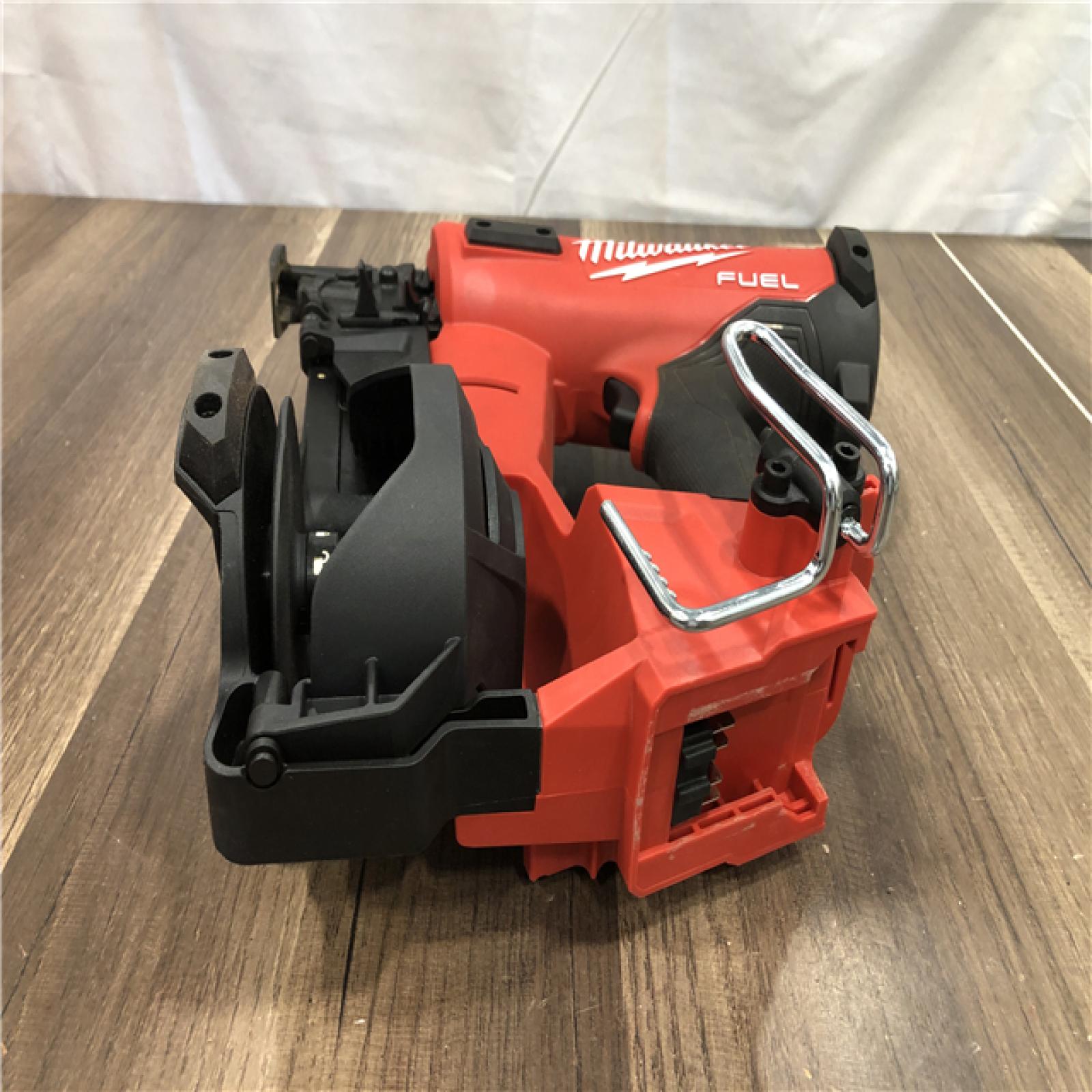 AS-IS Milwaukee  FUEL 18-Volt Lithium-Ion Brushless Cordless Coil Roofing Nailer (Tool Only)