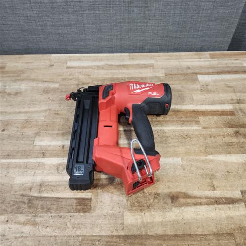 HOUSTON LOCATION - AS - IS Milwaukee FUEL 18-Volt Lithium-Ion Brushless Cordless Gen II 18-Gauge Brad Nailer (Tool-Only)