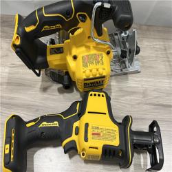 AS-IS DEWALT 20V Lithium-Ion Cordless 6-Tool Combo Kit with Rolling Toolbox