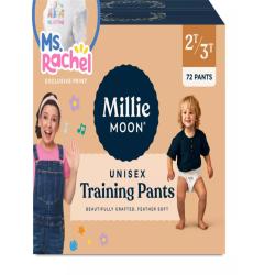 DALLAS LOCATION - Millie Moon Ms Rachel Disposable Training Pants Size 2T-3T PALLET -(23 CASES)