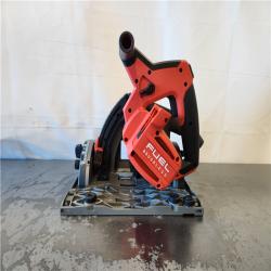 AS-IS- NEW Milwaukee M18 FUEL 18-Volt Lithium-Ion Brushless Cordless 6-1/2 in. Plunge Track Saw PACKOUT Kit with One 6.0 Ah Battery